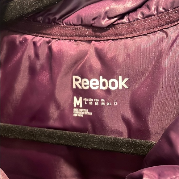 Reebok Purple Quilted Vest with Asymmetrical Closure - Picture 2 of 4